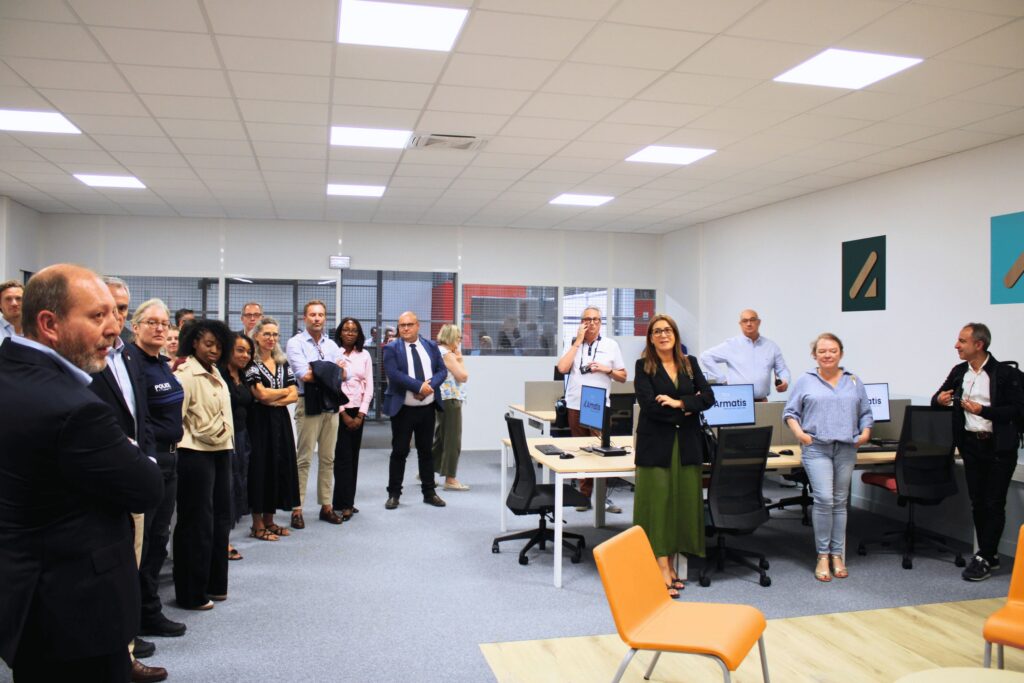 Inauguration atelier Armatis centre pénitentiaire Orléans saran